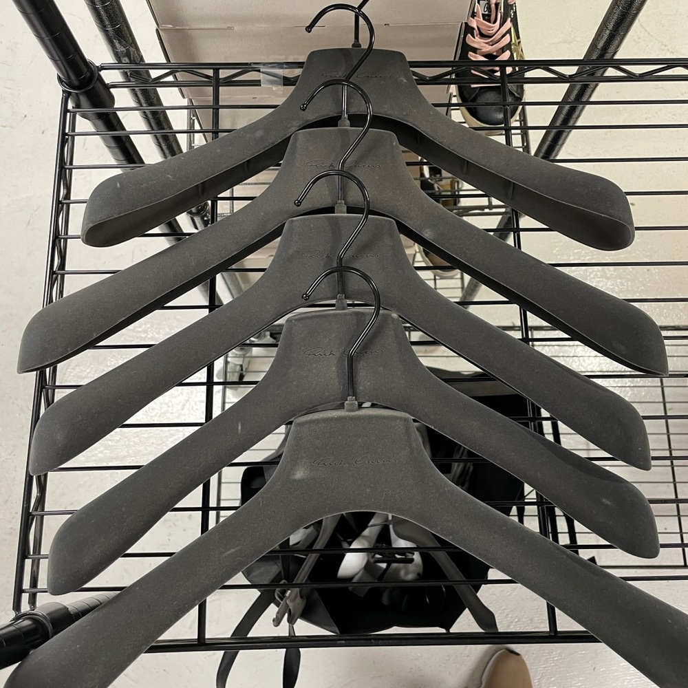 Lot of 5 Rick Owens Hangers